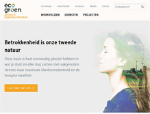 Tablet Screenshot of ecogroen.nl